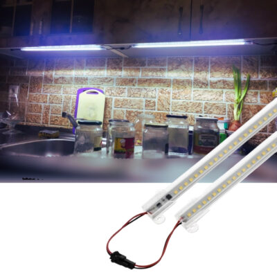 SB-6554 2 Adet 100 Cm 220v Şeffaf Çubuk Bar Led Beyaz Işık