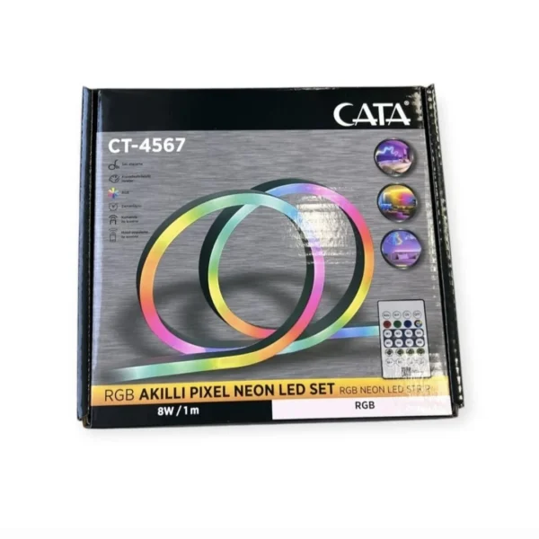 Cata Ct-4567 Kumandalı USB Pixel Neon Led Seti 5 Metre