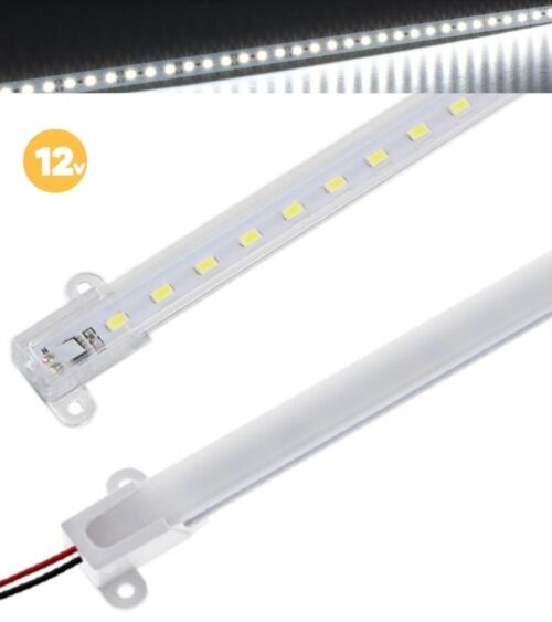 Superb Pvc Kasalı Metal Taban Yüksek Lümen Çubuk Led Işık 25-50-75-100 Cm 12v