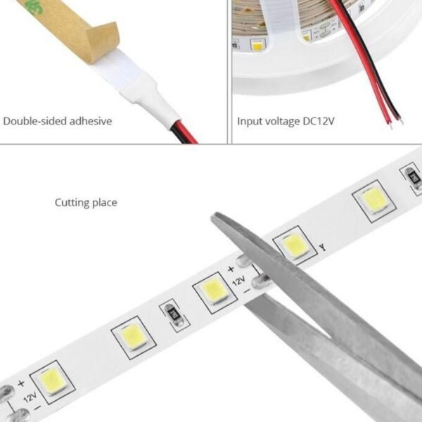 Alternative view of Cata Ct-4482 Led Şerit 10 Çipli Kırmızı Renk 5 Metre 12 Volt