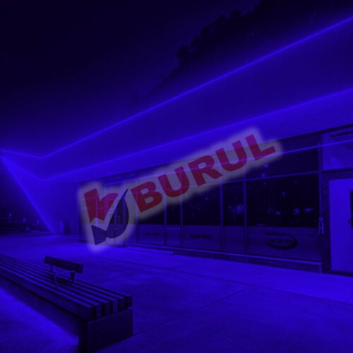 SB-6509 3 Metre Mavi Işık Neon Led Şerit Dış Mekan Silikonlu Esnek Dekoratif Aydınlatma 220v Fişli - Görsel 3