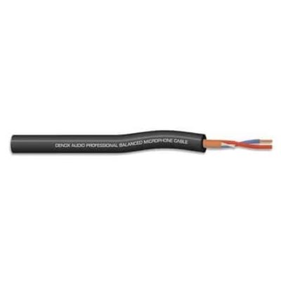 Denox DNX-MIC 022/ Siyah Stereo Sinyal Mikrofon Kablosu 100 Metre