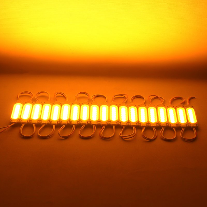 2w Cob Amber Reklamcı Modül Led Parmak Led Lamba 12 Volt - Görsel 2