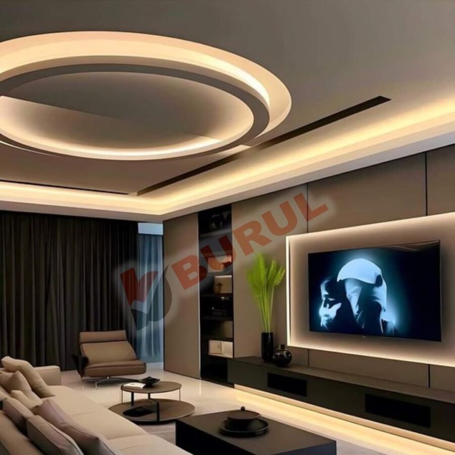 25 Metre Gün Işığı Led Işık Seti Gizli Tavan Işık Bandı Aydınlatma Ev Oda Salon TV Ünitesi Mutfak SB-6555 - Görsel 4