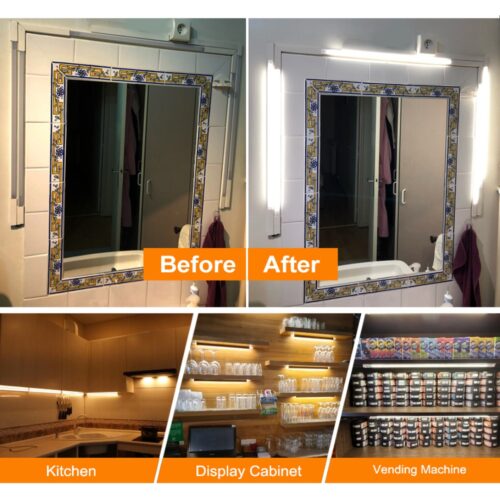 SB-6553 2 Adet 50 Cm 220v Opak Çubuk Bar Led Gün Işığı ve Butonlu Fiş - Görsel 3