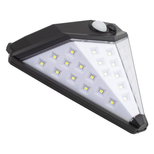 40 Led'Li 120* 5 Mt Görüş Açısı Solar Üçgen Tip Işıldak Fener - Görsel 2