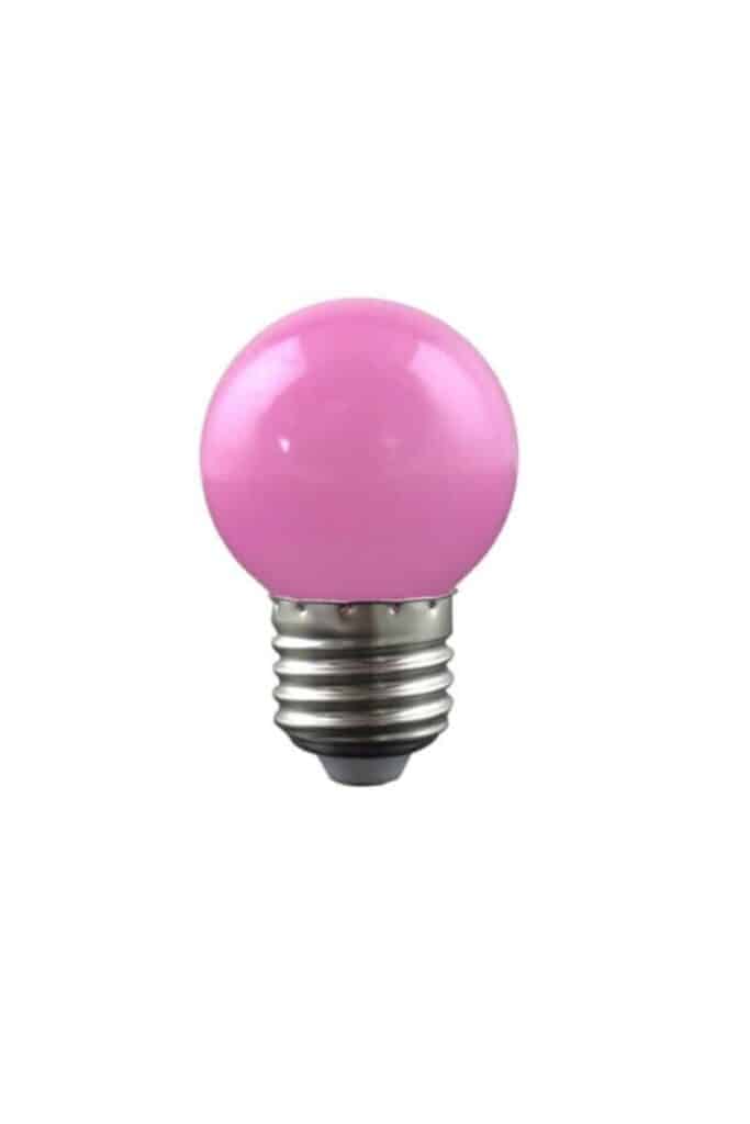 Noas Led Ampul Pembe 1 Watt e27