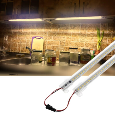 SB-6554 2 Adet 100 Cm 220v Şeffaf Çubuk Bar Led Gün Işığı