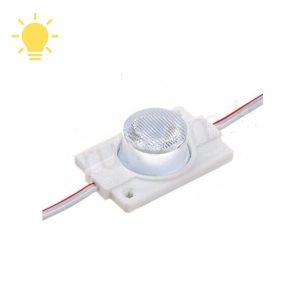 1.5 Watt Gün Işığı Dik Açı Mercekli Modül Led 12 Volt