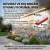 Şerit LED Beyaz 220V Yüksek Parlaklık, 120 LED/m, Tak Çalıştır, Fişli Anahtarlı, Silikonlu İç/Dış Mekan, Yapışkanlı, Mutfak, Tezgah Altı, Mobilya, Asma Tavan, Bahçe, SB-6508 - Görsel 4