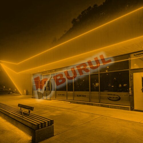 SB-6509 40 Metre Amber Işık Neon Led Şerit Dış Mekan Silikonlu Esnek Dekoratif Aydınlatma 220v Fişli - Görsel 5
