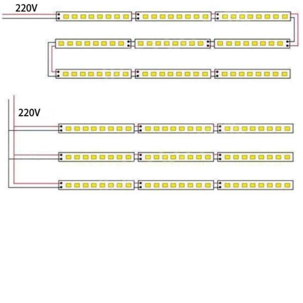 Alternative view of 220v Alüminyum Bar Led 100 Cm 5 Adet