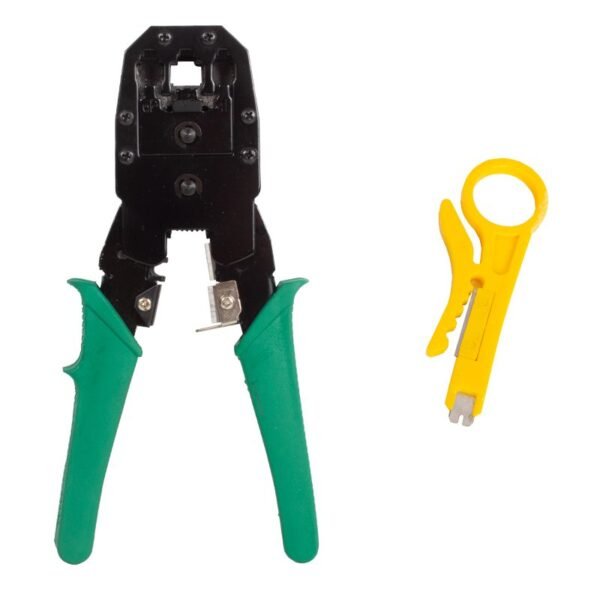 PM-315 RJ45-RJ12-RJ11 3'LÜ Soket Sıkma Pensesi + Kablo Sıyırıcı