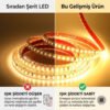 Şerit LED Beyaz 220V Yüksek Parlaklık, 120 LED/m, Tak Çalıştır, Fişli Anahtarlı, Silikonlu İç/Dış Mekan, Yapışkanlı, Mutfak, Tezgah Altı, Mobilya, Asma Tavan, Bahçe, SB-6508 - Görsel 3