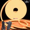 5 Metre Amber Işık Esnek Neon Led Şerit Butonlu Dekoratif Aydınlatma Seti SB-6535