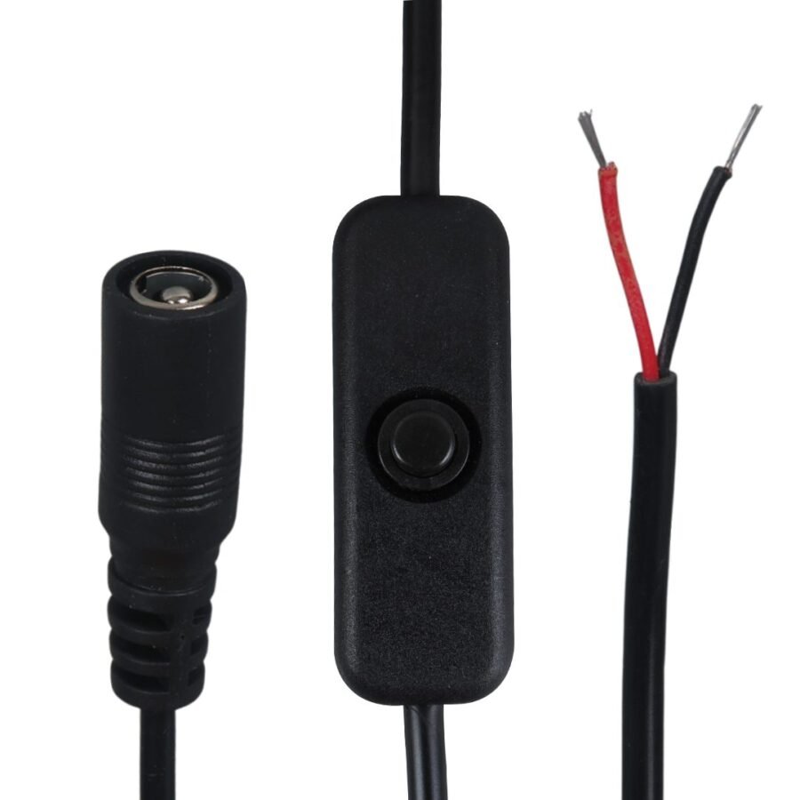 Anahtarlı Dc Kablo 30 Cm 5.5*2.5 Uç IC-192B - Görsel 2
