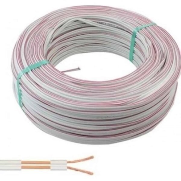 2 x 0.75mm Bitişik Elektrik Kordon Kablo 100 Metre