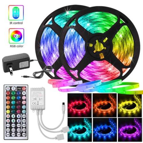 Superb RGB Renkli Şerit Led Işık 44 Tuş Kumandalı 5 Metre
