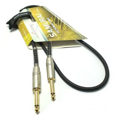 Roxtone RX-K12305 6.3 - 6.3 Çivi Gitar Jack Sinyal Kablosu 5 Metre