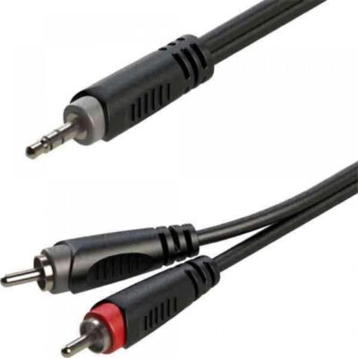 Roxtone RX-K12901A 3.5 mm Stereo - 2*Rca Sinyal Kablosu 1.5 Metre
