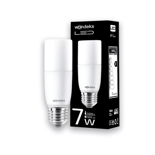Wondeks 7W Meşale Led Ampul Beyaz e27