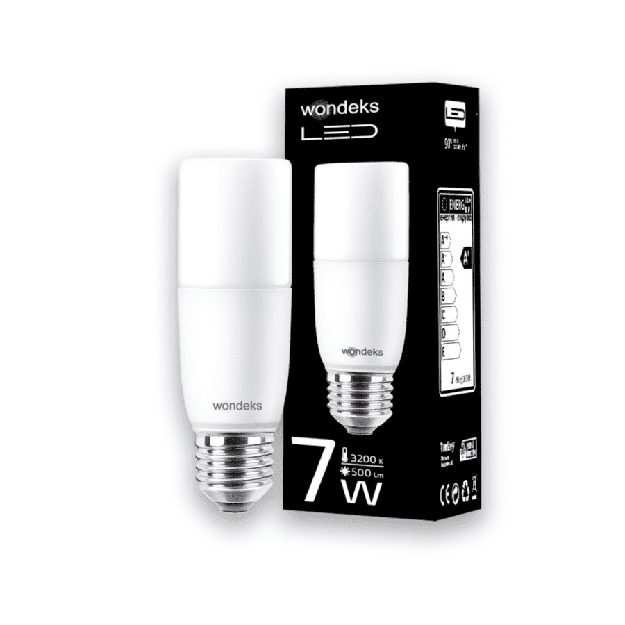 Wondeks 7W Meşale Led Ampul Beyaz e27