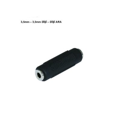 2 x 3,5 mm DİŞİ JAK BİRLEŞTİRİCİ 5 ADET