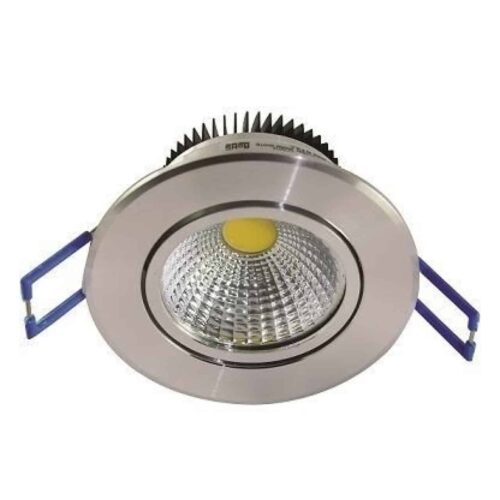 Noas Sıva Altı Cob Led Krom Spot Beyaz Işık 5 Watt