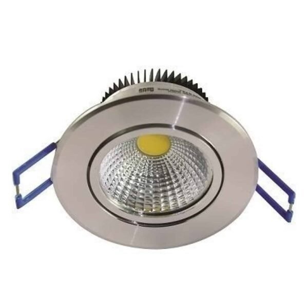 Noas Sıva Altı Cob Led Krom Spot Beyaz Işık 5 Watt