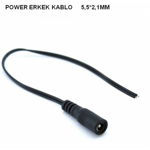 Erkek Enerji Power DC Enerji Kablolu Jak