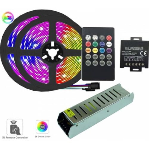 Superb RGB Çok Renkli Şerit Led aydınlatma Seti