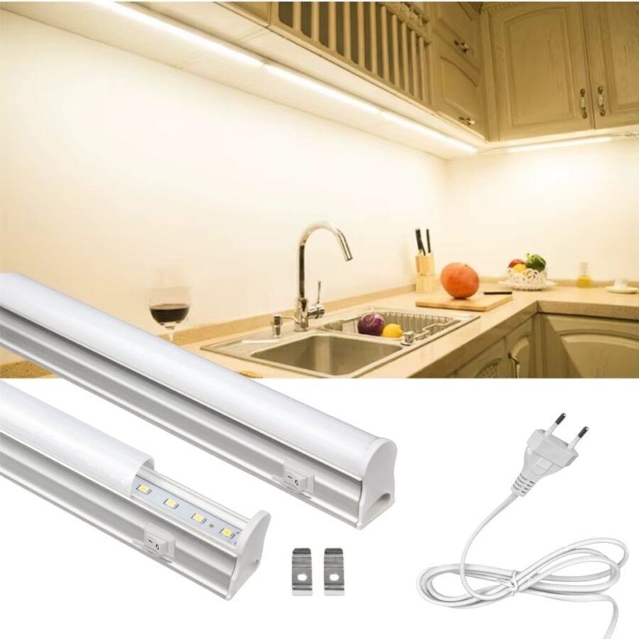 SB-6529 90 Cm Gün Işığı Led Bant Armatür Floresan Aç Kapa Butonlu ve Fişli
