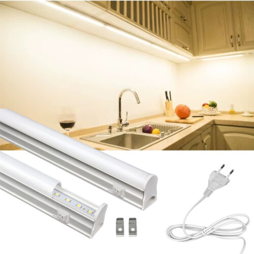 SB-6528 60 Cm Gün Işığı Led Bant Armatür Floresan Aç Kapa Butonlu ve Fişli