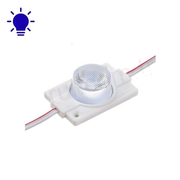 1.5 Watt Mavi Dik Açı Mercekli Modül Led 12 Volt