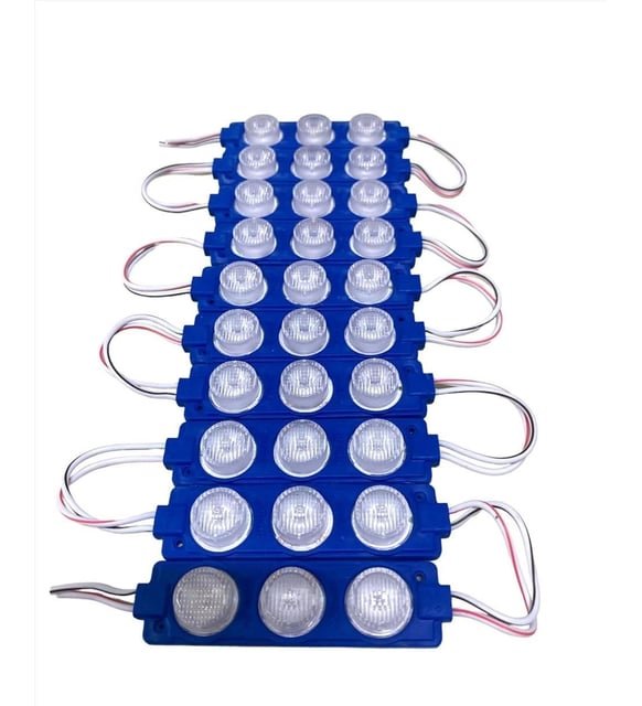 3w Dik Açı Mercekli Mavi Reklamcı Modül Led Parmak Led Lamba 12 Volt