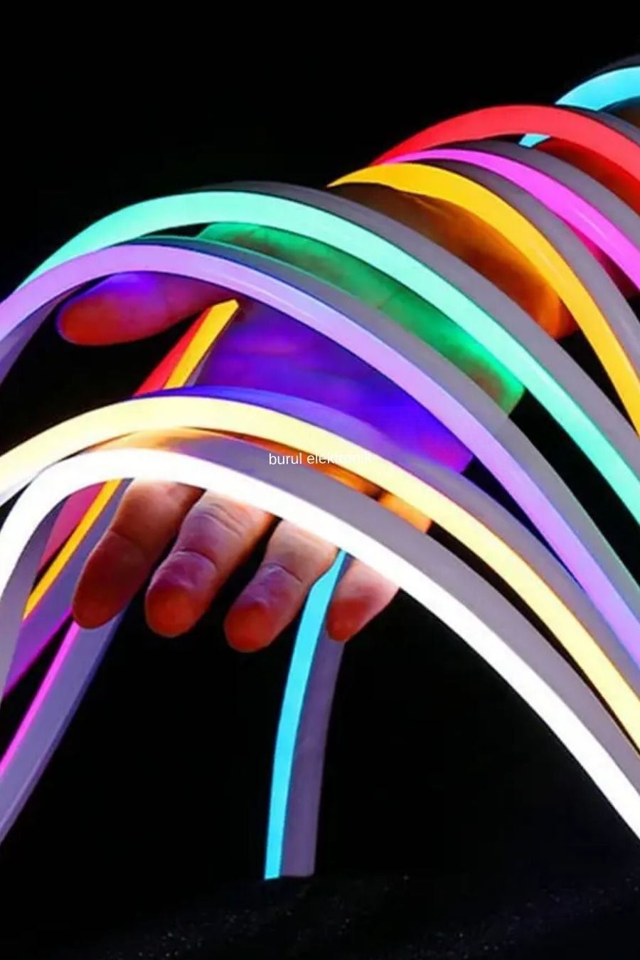 2.5 Metre Sese Duyarlı ve Kumandalı Rgb Neon Led SB-6561 - Görsel 7