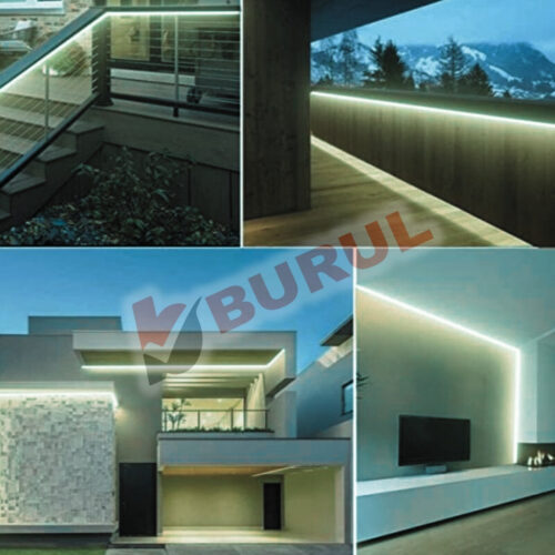 SB-6509 2 Metre Beyaz Işık Neon Led Şerit Dış Mekan Silikonlu Esnek Dekoratif Aydınlatma 220v Fişli - Görsel 5