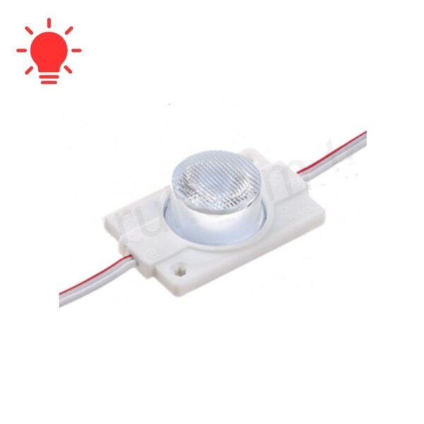 1.5 Watt Kırmızı Dik Açı Mercekli Modül Led 12 Volt