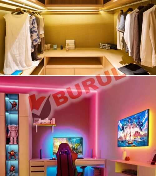 SB-6535 5 Metre Gün Işığı Esnek Neon Led Şerit Butonlu Dekoratif Aydınlatma Seti - Görsel 6