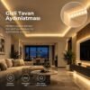 Şerit LED Gün Işığı 220V Yüksek Parlaklık, 120 LED/m, Tak Çalıştır, Fişli Anahtarlı, Silikonlu İç/Dış Mekan, Yapışkanlı, Mutfak, Tezgah Altı, Mobilya, Asma Tavan, Bahçe, SB-6508 - Görsel 5