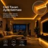 Şerit LED Amber 220V Yüksek Parlaklık, 120 LED/m, Tak Çalıştır, Fişli Anahtarlı, Silikonlu İç/Dış Mekan, Yapışkanlı, Mutfak, Tezgah Altı, Mobilya, Asma Tavan, Bahçe, SB-6508 - Görsel 5