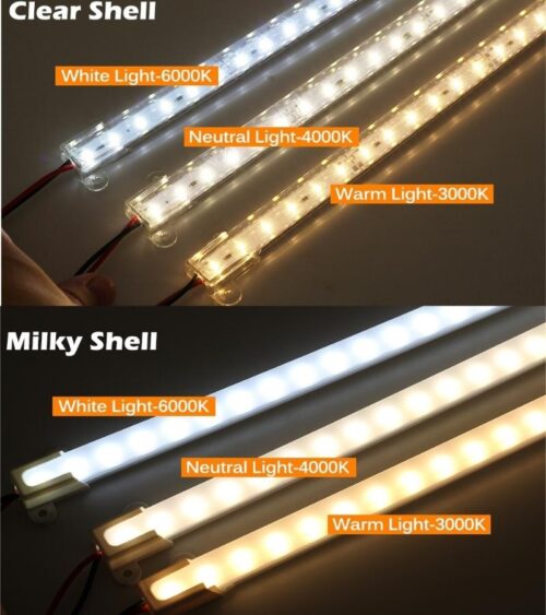 Superb Pvc Kasalı Metal Taban Yüksek Lümen Çubuk Led Işık 25-50-75-100 Cm 12v - Görsel 2