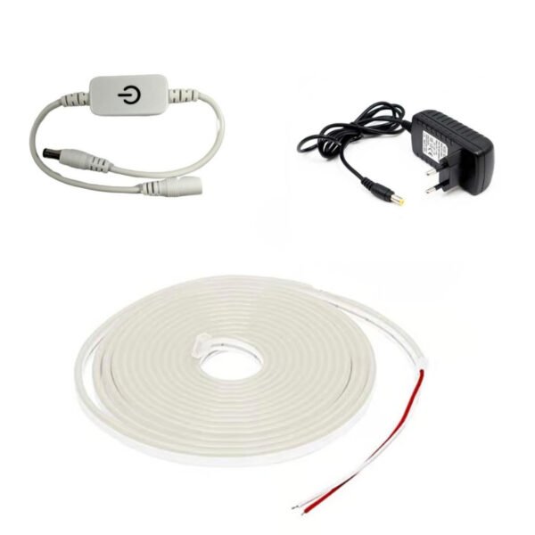 Alternative view of Neon Led Şerit Işık 5 Metre Dimmerli Gün Işığı – Esnek Led Şerit Dekoratif Işık Seti