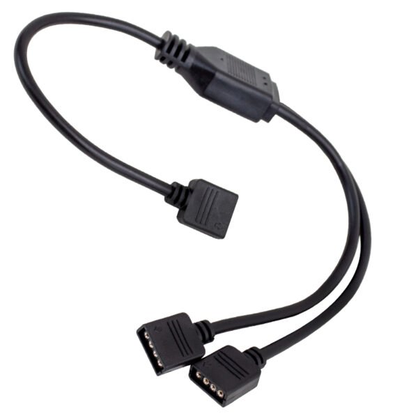 Rgb Led Bağlantı 4 Pin Dişi Jumperli - 2 x 4 Pin Dişi Jumperlı Y Kablo