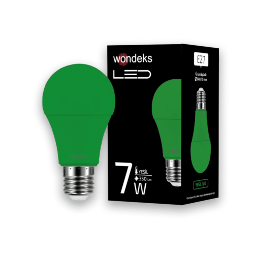 Wondeks Led Ampul 7 Watt Yeşil e27