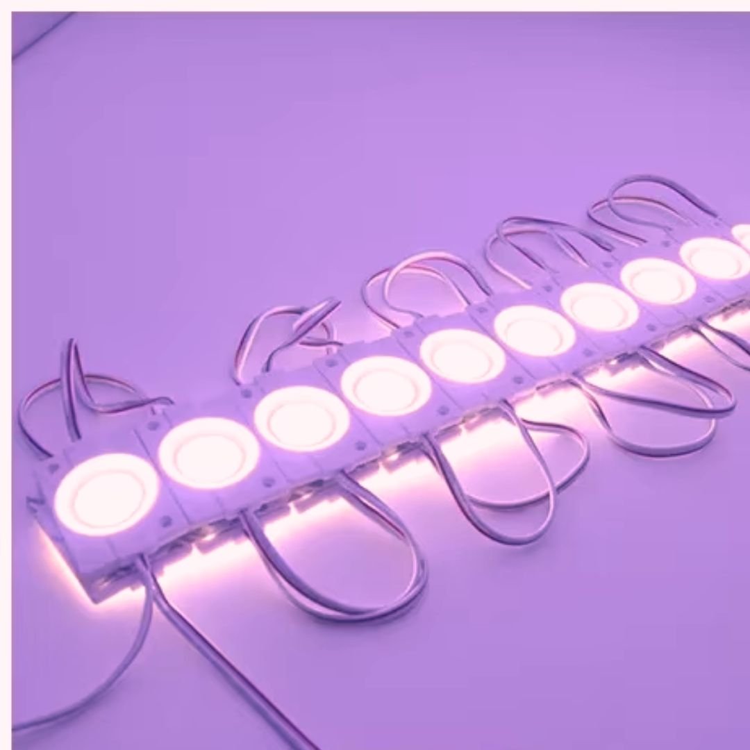 2.4w Pembe Reklamcı Modül Led Parmak Led Lamba 12 Volt - Görsel 2