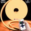 SB-6538 2.5 Metre Amber Işık Esnek Neon Led Şerit Dimmer Kumandalı Dekoratif Aydınlatma Seti
