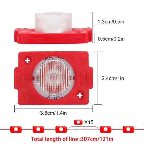 1.5 Watt Tek Lens Modül Led 12v - Görsel 3