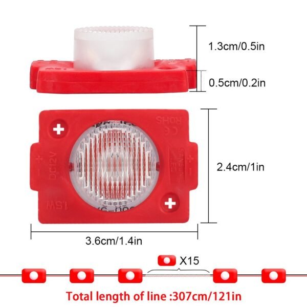 Alternative view of 1.5 Watt Gün Işığı Dik Açı Mercekli Modül Led 12 Volt