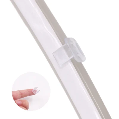 Neon Led Plastik Montaj ve Sabitleme Aparatı Klips 25 Adet